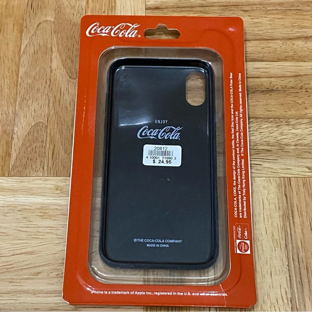 Coca Cola COKE Polar Bear Black iPhone Case for iPhone X/XS NEW